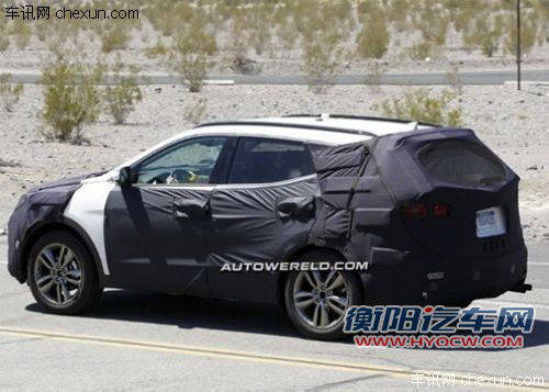 现代新Santa Fe谍照被曝光 2012年上市