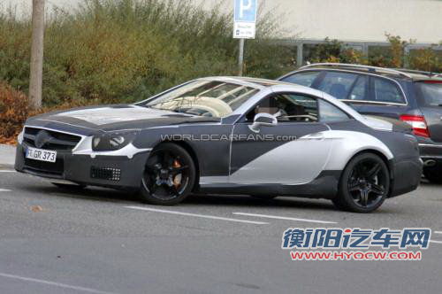 或2013年亮相 奔驰新SL 63 AMG谍照曝光 衡阳汽车网