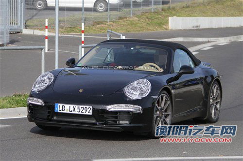 外观细微改动 曝新保时捷911敞篷版谍照 衡阳汽车网