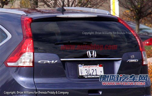 外形变化较明显 换代本田CR-V无伪谍照 衡阳汽车网 外形变化较明显 换代本田CR-V无伪谍照 衡阳汽车网
