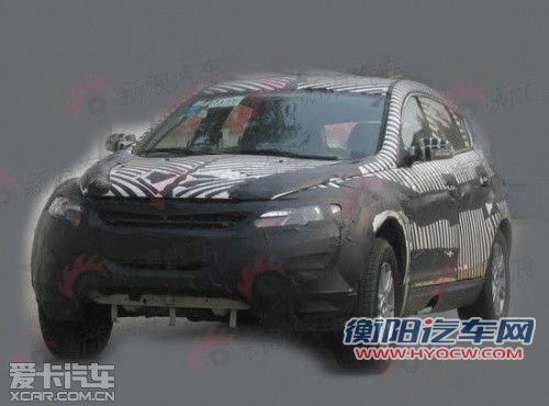 配三菱发动机 青年莲花跨界SUV谍照曝光