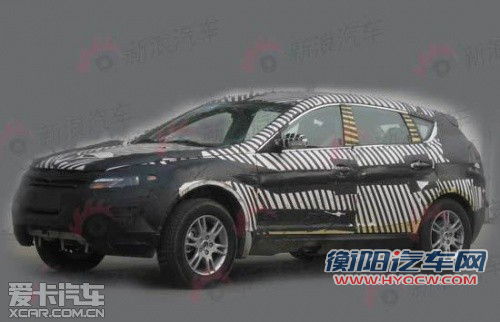 配三菱发动机 青年莲花跨界SUV谍照曝光