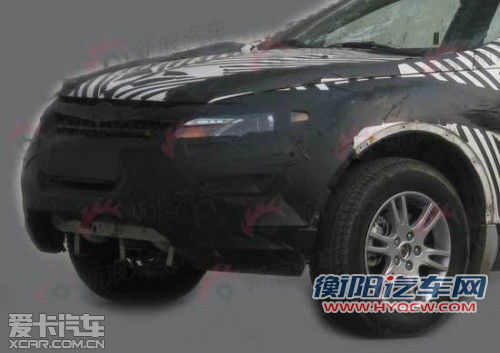 配三菱发动机 青年莲花跨界SUV谍照曝光