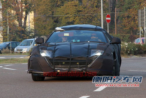 法拉利599改款车谍照 V12引擎/7速双离合