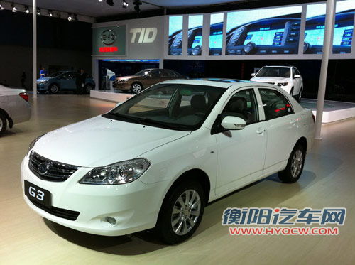 首发告捷 比亚迪2012款G3广州车展受热捧
