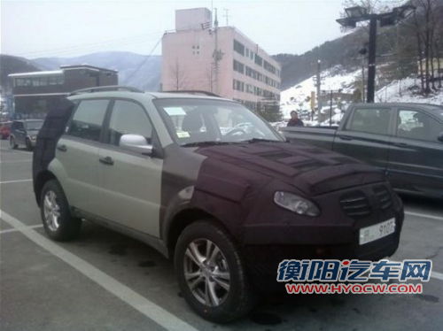 改款双龙雷斯特谍照曝光 将变身硬汉