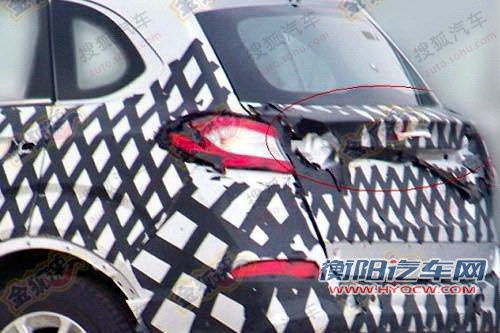 北京车展亮相 奇瑞瑞麒X3最新谍照曝光