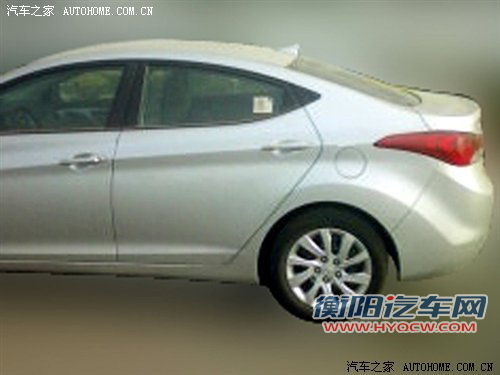 轴距或达2700mm 新伊兰特低配车型曝光 汽车之家