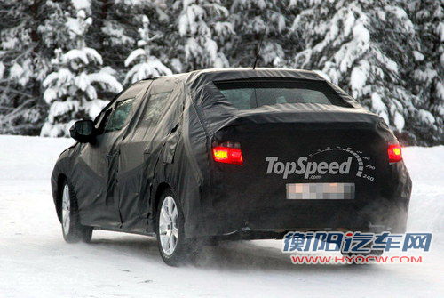 雪铁龙新C4谍照曝光