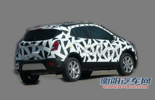 别克小型SUV Encore国内轻伪装谍照曝光