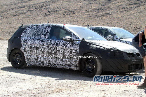 源自大众MQB平台 大众第七代高尔夫曝光