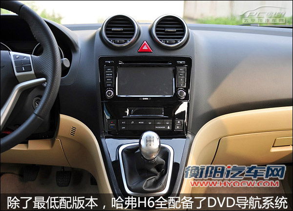 哈弗H6中控台