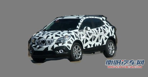 别克小型SUV Encore国内轻伪装谍照曝光