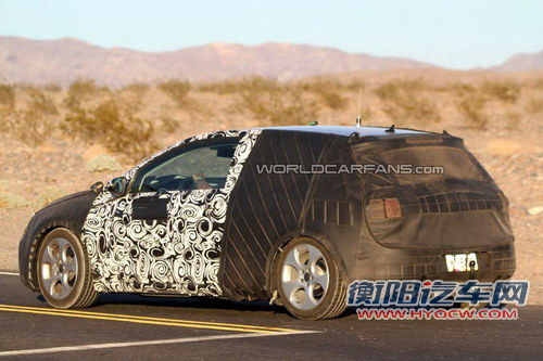 源自大众MQB平台 大众第七代高尔夫曝光