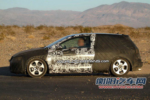 源自大众MQB平台 大众第七代高尔夫曝光