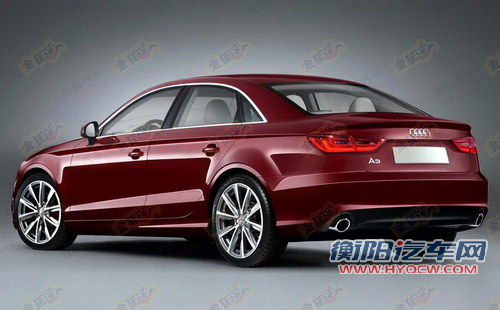 未来国产三厢车型 奥迪A3国内首次曝光