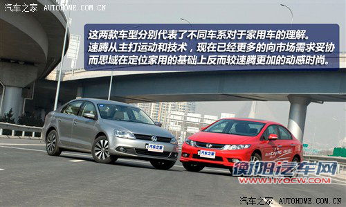 新一代的针锋相对 全新速腾详细对比新思域