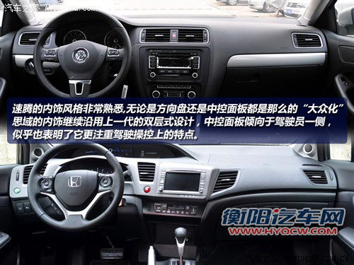 新一代的针锋相对 全新速腾详细对比新思域