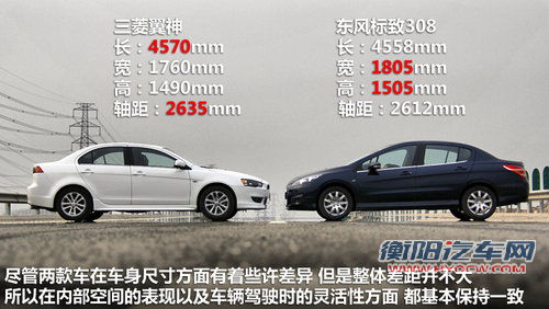 家用选择题 东风标致308对比三菱翼神