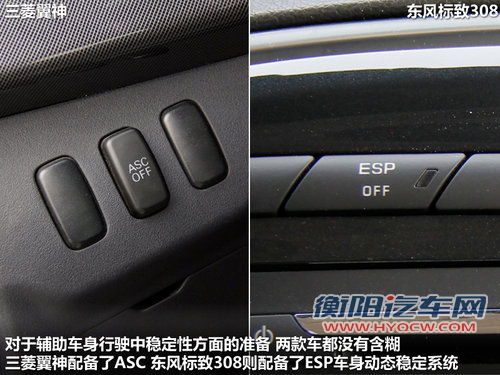家用选择题 东风标致308对比三菱翼神