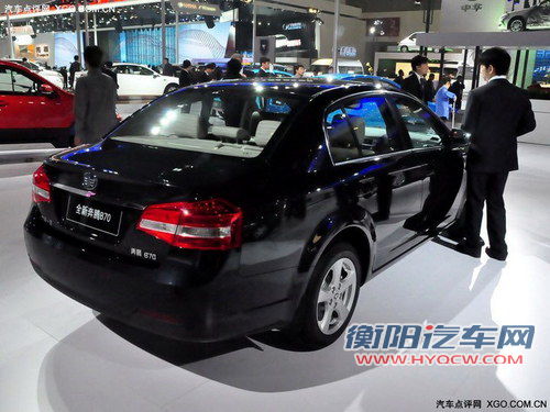 增加1.8L车型 改款奔腾B70有望6月上市