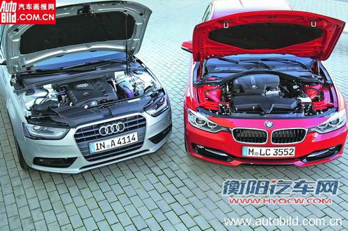 全新德系豪华中级车 BMW3系 VS 奥迪A4