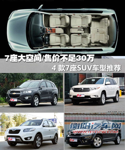 7座大空间/售价不足30万 4款7座SUV推荐