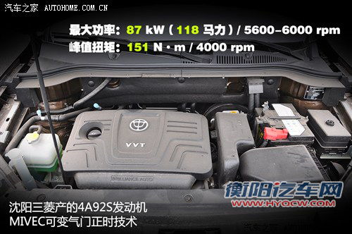 中华 华晨中华 中华v5 2012款 1.6自动豪华型