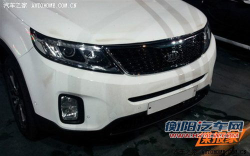 车尾变化明显 新款索兰托无伪谍照曝光 汽车之家