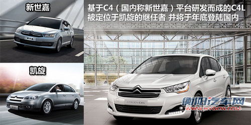 凯旋&ldquo;继任者&rdquo; 雪铁龙C4L国内年底首发