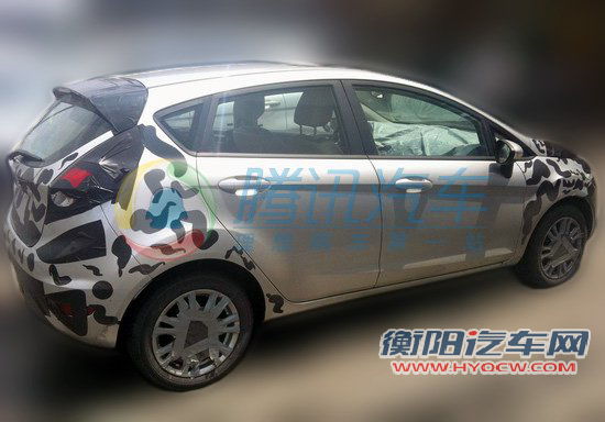 长安福特新嘉年华首次曝光 大嘴风格露面