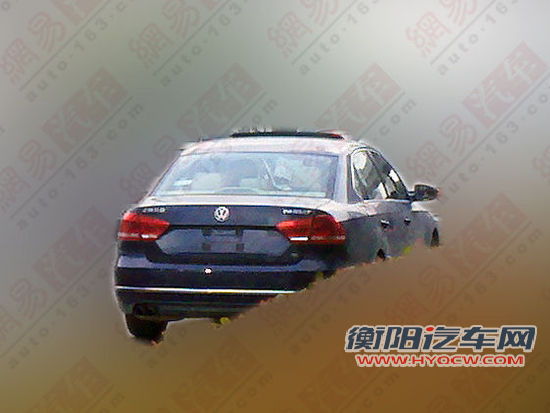 或配1.4T+7DSG 帕萨特蓝驱版谍照曝光