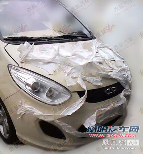 奇瑞S32低伪谍照曝光 定名E2取代旗云2