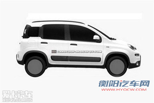 曝申报图 菲亚特Panda四驱巴黎车展亮相