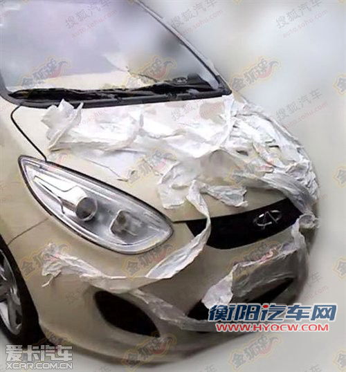 S32或命名E2 曝奇瑞旗云2换代车型谍照