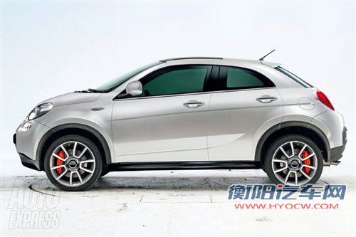 菲亚特小型SUV实车曝光 属FIAT500家族