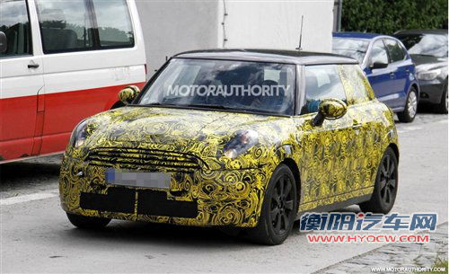 或配8AT 新一代MINI COOPER S谍照曝光 汽车之家