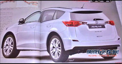 有望年内发布 丰田换代RAV4效果图曝光