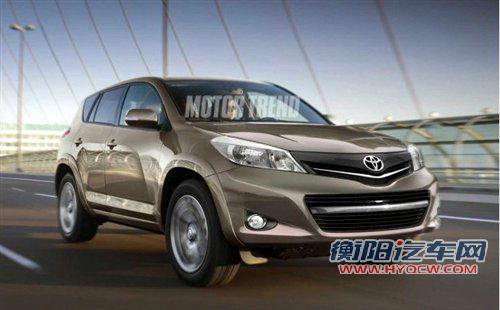 有望年内发布 丰田换代RAV4效果图曝光