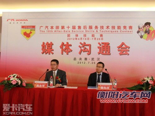 广汽本田售后服务技能大赛