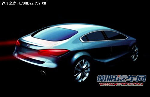 有望年内上市 起亚K3最新效果图曝光