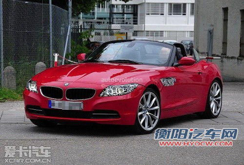 细节有改变 改款宝马Z4最新测试照曝光