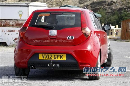 前脸变动/或明年初上 曝2013款MG3谍照