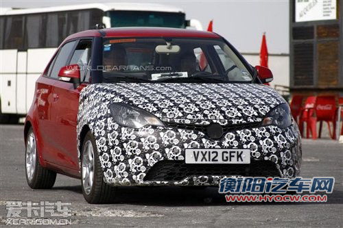 前脸变动/或明年初上 曝2013款MG3谍照