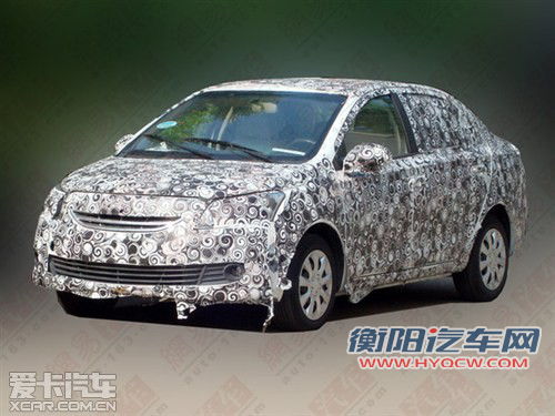 内饰设计定型 奇瑞新车E3谍照再度曝光