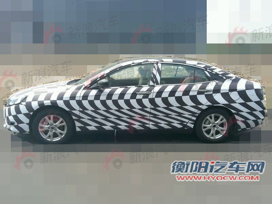 奔腾B70换代车型谍照