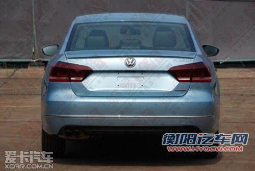帕萨特蓝驱版无伪谍照