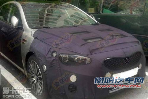 国产后将命名K7 起亚改款凯尊路试谍照
