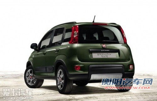将巴黎车展亮相 菲亚特熊猫四驱版官图