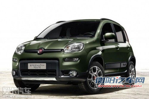 将巴黎车展亮相 菲亚特熊猫四驱版官图